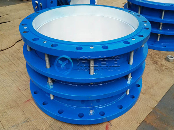 雙法蘭限位伸縮接頭